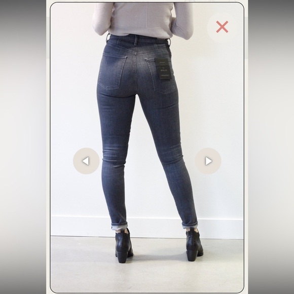 CITIZENS OF HUMANITY Chrissy Uber High Rise Skinny in Moondance Size 29 EUC 85 - Picture 3 of 9